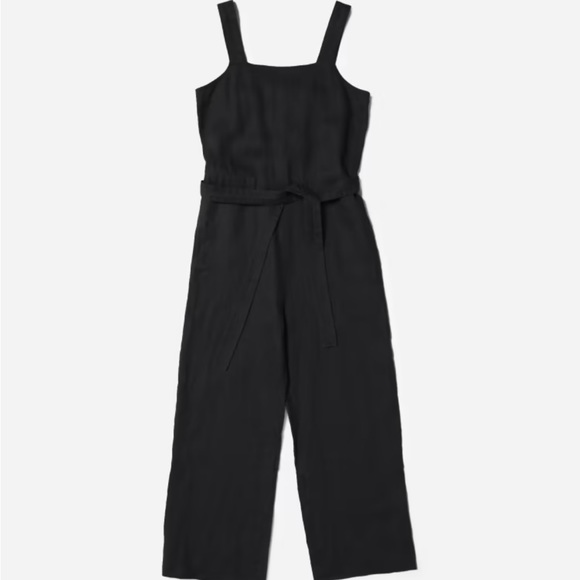 Everlane | Linen Square Neck Jumpsuit Size 0 - Picture 4 of 11